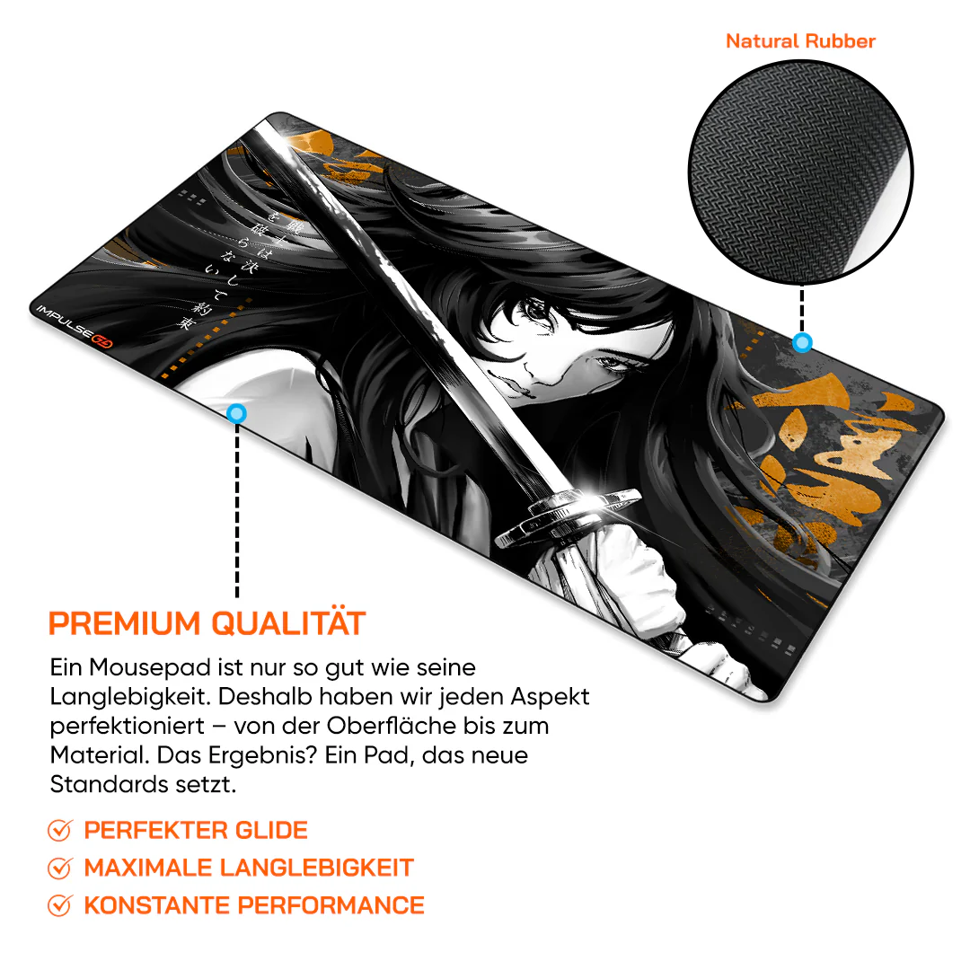 IMPULSE "KATANA QUEEN" PERFORMANCE MOUSEPAD 2XL - Image 3
