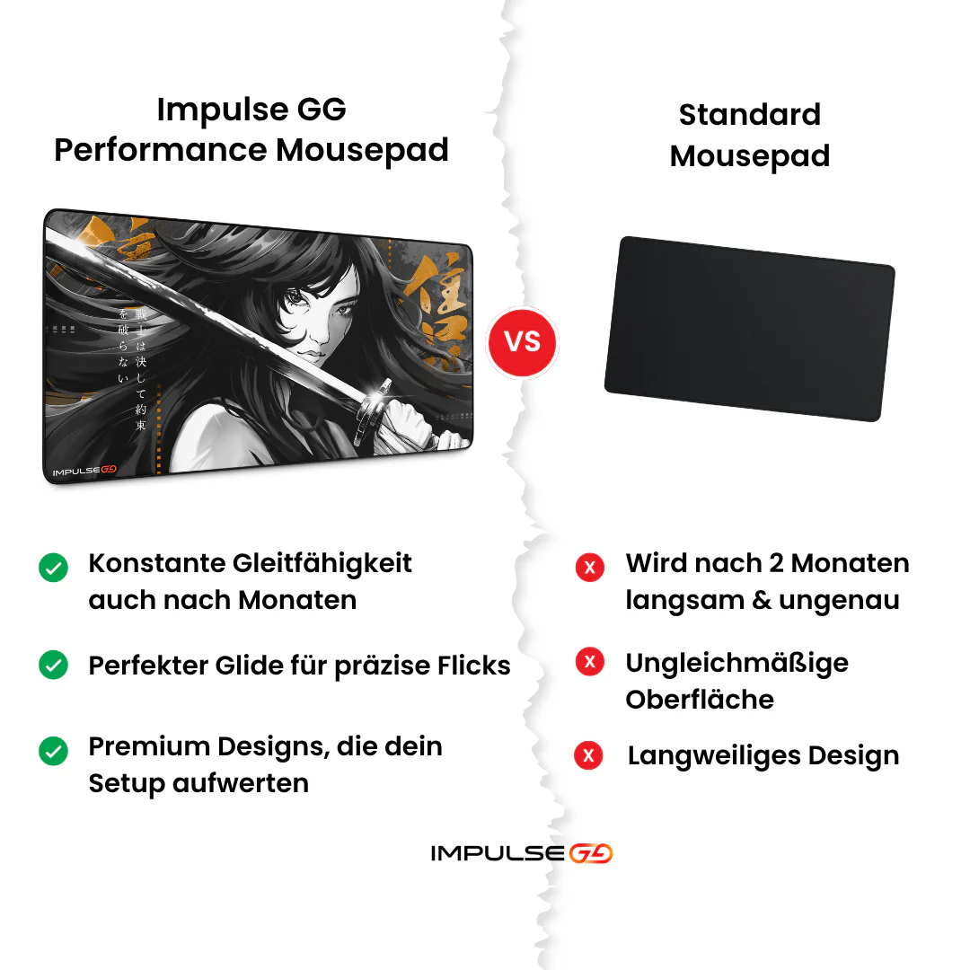 IMPULSE "KATANA QUEEN" PERFORMANCE MOUSEPAD 2XL - Image 4